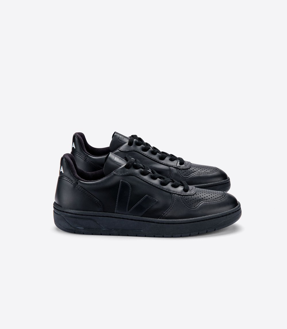 Veja Trainers Mens Black - V-10 Cwl - HPSO-35128